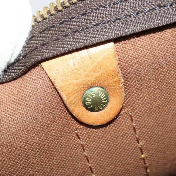 LOUIS VUITTON Monogram Keepall 55 Boston Bag M41424 LV Auth 145141 - Picture 11 of 16